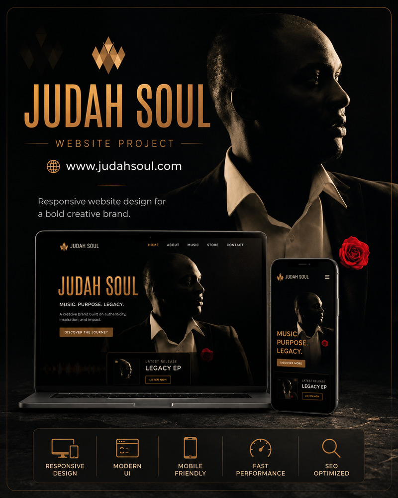 Judah Soul website project
